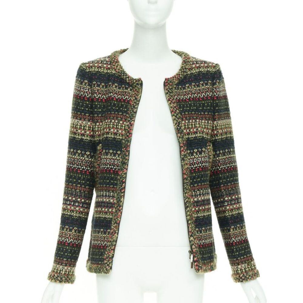 Chanel tweed deer jacket